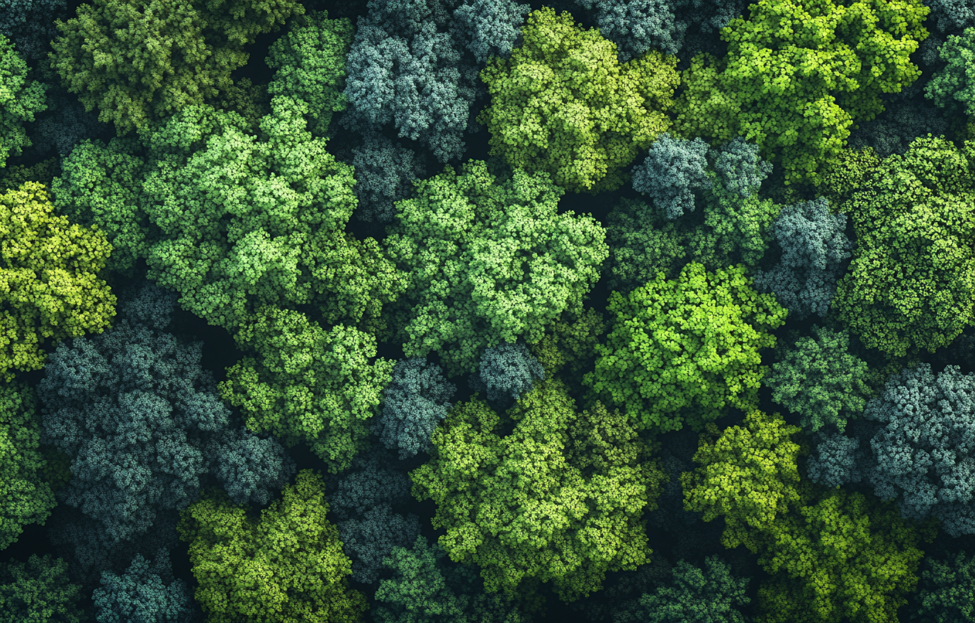 Drone Image of Forest